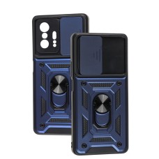Чохол для Xiaomi 11T Serge Ring Armor ударостійкий синій