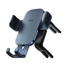 Автомобільний тримач Baseus Metal Age Ⅱ Gravity Car Mount (Round Air Vent Version) Dark Grey SUJS030013