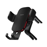 Автомобільний тримач Baseus Metal Age Ⅱ Gravity Car Mount (Round Air Vent Version) Black SUJS030001