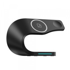 Бездротова зарядка стенд smart 3in1 fast 15w (phone+apple watch+airpods)