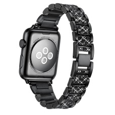 Ремінець 3-bead Diamond Metal Band для Apple Watch 38mm / 40mm / 41mm Black