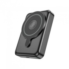 Повербанк портативний акумулятор Power Bank Hoco Q11 Expressar MagSafe магнітний 3in1 20W 10000 mAh Black