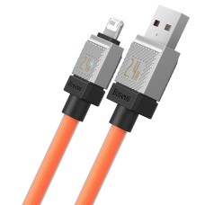 USB кабель Baseus CoolPlay Series Fast Charging Cable USB to Lightning 2.4A 2m Orange CAKW000507