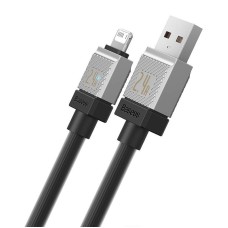 USB кабель Baseus CoolPlay Series Fast Charging Cable USB to Lightning 2.4A 2m Black CAKW000501