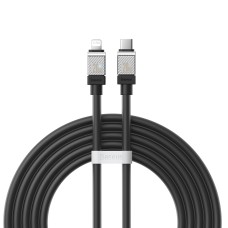PD Кабель Baseus CoolPlay Series Fast Charging Cable Type-C to Lightning 20W 2m Black CAKW00010