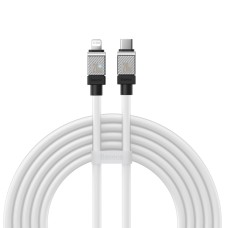 PD Кабель Baseus CoolPlay Series Fast Charging Cable Type-C to Lightning 20W 2m White CAKW000102