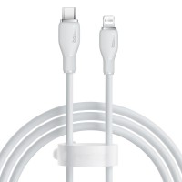 PD Кабель Baseus Pudding Series Fast Charging Cable Type-C to Lightning 20W 1.2m White P10355701221-00
