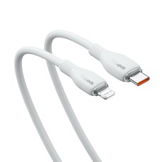 PD Кабель Baseus Pudding Series Fast Charging Cable Type-C to Lightning 20W 2m White P10355701221-01