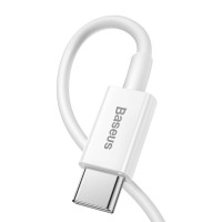 PD кабель Baseus Superior Series Fast Charging Data Cable Type-C to Lightning PD 20W 2m White CATLYS-C02