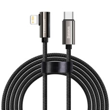 PD Кабель Baseus Legend Series Elbow Fast Charging Data Cable Type-C to iP PD 20W2m Black CATLCS-A01