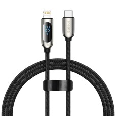PD Кабель Baseus Display Fast Charging Data Cable Type-C to Lightning 20W 2m Black CATLSK-A01