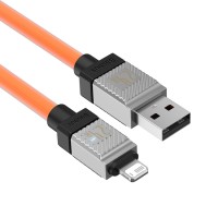 Usb кабель Baseus CoolPlay Series Fast Charging Cable USB to Lightning 2.4A 1m Orange CAKW000407