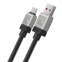 Кабель Baseus CoolPlay Series Fast Charging Cable USB to Type-C 100W 6A 2m Black CAKW000701