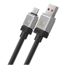 Кабель Baseus CoolPlay Series Fast Charging Cable USB to Type-C 100W 6A 2m Black CAKW000701