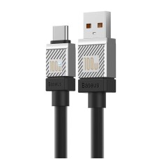 Кабель Baseus CoolPlay Series Fast Charging Cable USB to Type-C 100W 6A 1m Black CAKW000601