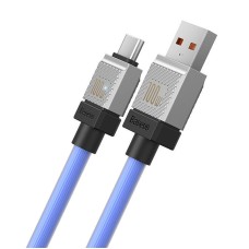 Кабель Baseus CoolPlay Series Fast Charging Cable USB to Type-C 100W 6A 2m Blue CAKW000703