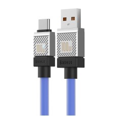Кабель Baseus CoolPlay Series Fast Charging Cable USB to Type-C 100W 6A 1m Blue CAKW000603