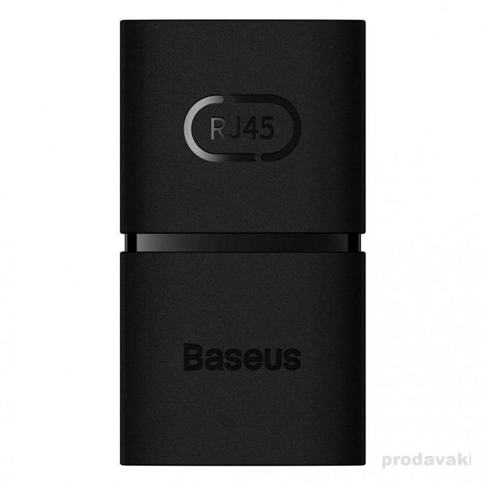 Конектор RJ45 Baseus AirJoy Series Network Cable Connector 2шт Black (B00131100111-00)