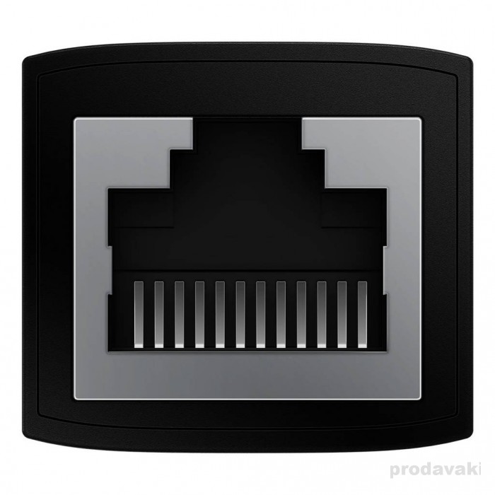 Конектор RJ45 Baseus AirJoy Series Network Cable Connector 2шт Black (B00131100111-00)