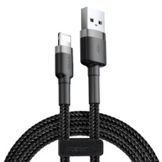 USB-кабель Baseus Cafule для Ligtning 1.5A / 2m Black-grey CALKLF-CG1