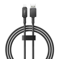 USB кабель Baseus Unbreakable Series Fast Charging USB to Lightning 2.4A 2m Black P10355802111-01