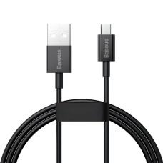 USB кабель Baseus Superior Series Fast Charging Data Cable USB to Micro 2A 1m Black CAMYS-01