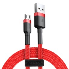 USB кабель Baseus Cafule for Micro 2.4A / 1m Red CAMKLF-B09
