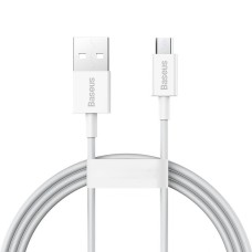 USB кабель Baseus Superior Series Fast Charging Data Cable USB to Micro 2A 2m White CAMYS-A02