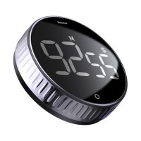 Таймер побутовий Baseus heyo rotation countdown timer Black ACDJS-01