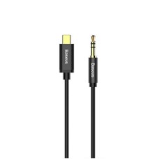 Кабель Baseus Yiven M01 Type-C to AUX(3,5) 1,2m. Black CAM01-01 Black