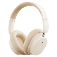 Бездротові Bluetooth навушники BASEUS Bowie D05 Wireless Headphones BT5.3 Creamy-white NGTD020202