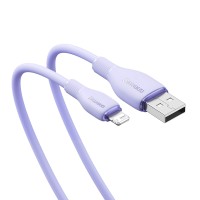 Кабель USB Baseus Pudding Series Fast Charging Cable USB to Lightning Iphone 2.4A 1.2m Purple P10355700511-00