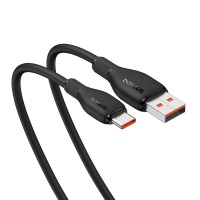 Кабель Baseus Pudding Series Fast Charging Cable USB to Type-C 100W 6A 2m Black P10355703111-01
