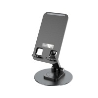 Настільний утримувач BOROFONE BH75 Flawless folding rotatable desktop holder Black