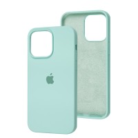 Чохол для iPhone 15 Pro Max silicone case marine green