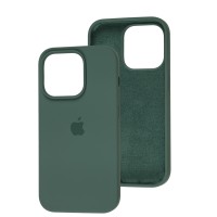 Чохол для iPhone 15 Pro Max silicone case pine green