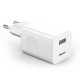 Мережевий зарядний пристрій Baseus Quick Charge білий CCALL-BX02