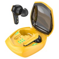 Бездротові Bluetooth навушники Hoco EW28 Magic true wireless gaming headset BT 5.3 Yellow