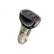 Автомобільний зарядний пристрій WiWU PC700 Dual Type-C+USB PD 80W Car Charger