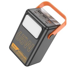 Повербанк портативний акумулятор Power bank Hoco J110A Powerful PD65W 60000 mAh Black