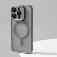 Чохол Stand Camera with MagSase iPhone 15 Grey