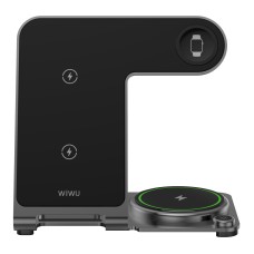 Бездротова зарядка Wiwu Wi-W005 Power Air 3 in 1 Wireless Charger