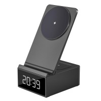 Бездротова зарядка Wiwu Wi-W011 Platinum 15W 3 in 1 Wireless Charger