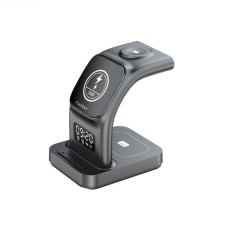 Бездротова зарядка Earldom ET-WC37 5 in 1 MagSafe Fast Charger Black