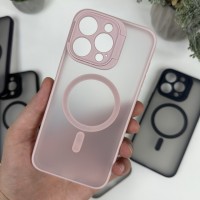 Чохол Stand Camera with MagSase iPhone 15 Pro Max Pink