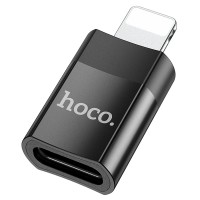 Перехідник Hoco UA17 Adapter Lightning To Type-C Black