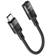 Перехідник Hoco U107 Adapter Type-C To Lightning Black