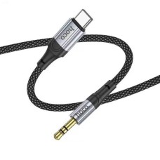 Аудіоадаптер Hoco UPA26 Cable Aux to Type-C 1m Black