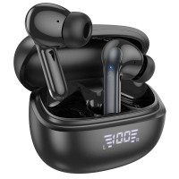 Бездротові Bluetooth навушники HOCO EQ5 Energy true wireless ANC+ENC noise reduction headset BT 5.3 Black