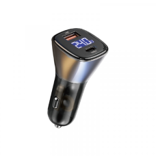 Автомобільний зарядний пристрій WiWU PC500 Car Charger PD 72W Grey